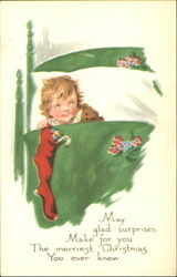 Child with Teddy Bear Postcard