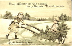 Fond Greetings And Hopes Postcard