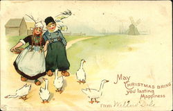 Dutch Children Postcard