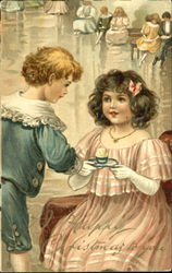 Children at Party Postcard Postcard