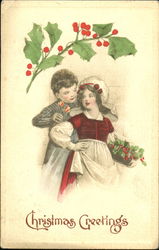 Christmas Greetings Postcard