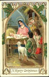 Nativity Madonna & Child Postcard Postcard