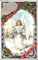 Angel with Toys Angels Postcard Postcard