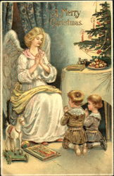 Angel w/Children Postcard