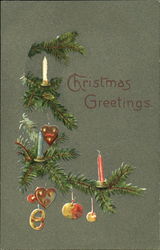 Ornaments Christmas Postcard Postcard