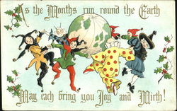 As The Months Run Round The Earth H.B. Griggs (HBG) Postcard Postcard