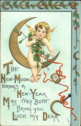 Baby New Year Postcard