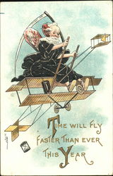 Time Will Fly Faster Than Ever This Year H.B. Griggs (HBG) Postcard Postcard