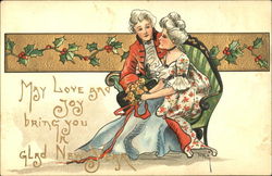 May Love And Joy Bring You A Glad New Year H.B. Griggs (HBG) Postcard Postcard