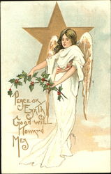 Peace Or Earth Good Will Toward Men Postcard