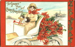 To Greet You At Christmastide Postcard