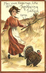 Woman, Turkey H.B. Griggs (HBG) Postcard Postcard