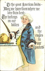 Carving Turkey H.B. Griggs (HBG) Postcard Postcard