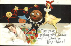 Thanksgiving Dreams H.B. Griggs (HBG) Postcard Postcard