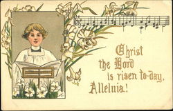 Christ The Lord Is Risen To-Day Alleluia! Postcard