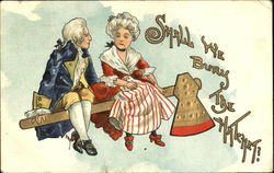 Shall We Bury The Hatchet? Postcard