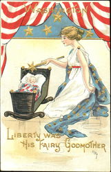 Washington Liberty Was His Fairy Godmother H.B. Griggs (HBG) Postcard Postcard