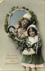 Herzlichen Gluckwunsch Zum Tahreswechsell Postcard