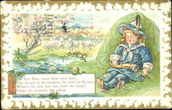 Little Boy Blue Postcard