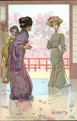 Madama Butterfly Asian Postcard Postcard