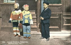 Chinese Children, Chinatown San Francisco, CA Asian Postcard Postcard