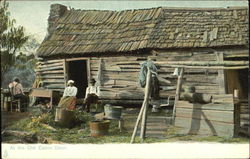 At The Old Cabin Door Postcard