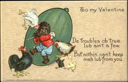 To My Valentine Postcard