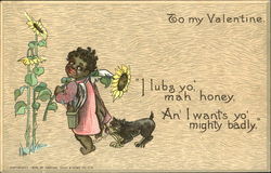 To My Valentine Postcard