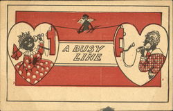 A Busy Line Postcard