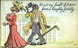 Haughty Family Postcard