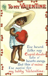 To My Valentine Postcard