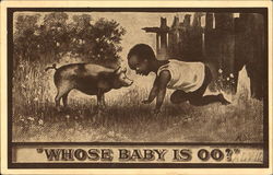 Whose Baby Is Oo? Postcard