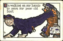 Walking on my Hands Postcard