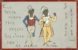 French Negres Postcard