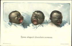 Some Elegant Chocolate Screams Postcard