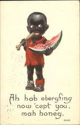 Ah Hab Eberyfing Now Cept Yu Mah Honey Black Americana Postcard Postcard