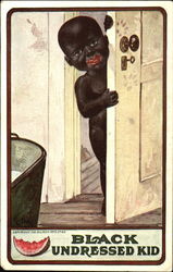 Black Undressed Kid Postcard