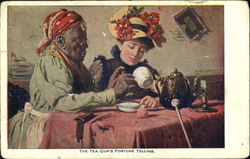 The Tea Cup's Fortune Telling Postcard