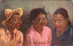 A Rose Between Two Thorns Postcard