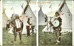 Buffalo Bill's Wild West Native Americana Postcard Postcard