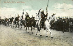 Buffalo Bill's Wild West Native Americana Postcard Postcard