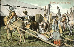 Buffalo Bill's Wild West Native Americana Postcard Postcard