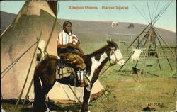 Sarcee Squaw Native Americana Postcard Postcard