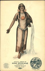 Miss Spokane 1912 Postcard