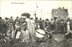 The Sioux Dance Postcard