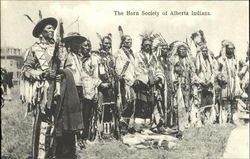 The Horn Society Of Alberta Indians Postcard