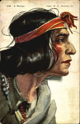 A Navajo Native Americana Postcard Postcard