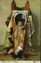 Kiowa Papoose Asleep Postcard