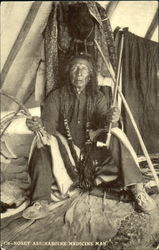 Nosey Assinaboine Medicine Man Postcard