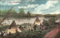 Umatilla Indian Camp Postcard